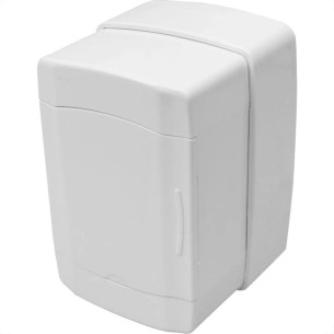 Centrinho Ilumi Pvc Sobrepor Para 1 Disjuntor Nema / 2 Din Branco - 620650