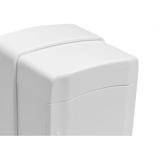 Centrinho Ilumi Pvc Sobrepor Para 1 Disjuntor Nema / 2 Din Branco - 620650 Centrinho Ilumi Pvc Sobrepor Para 1 Disjuntor Nema / 2 Din Branco - 620650