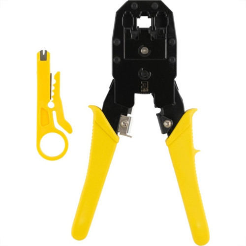 Alicate Crimpar Eda Com Chave Keystone E Plug Rj11 E Rj45 - 0Jb Alicate Crimpar Eda Com Chave Keystone E Plug Rj11 E Rj45 - 0Jb