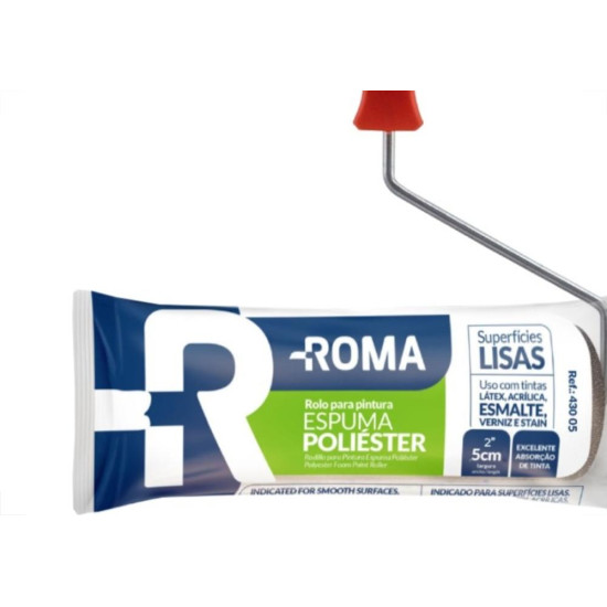 Rolo De Espuma Roma 5Cm - 430-05 - Kit C/6 Pecas Rolo De Espuma Roma 5Cm - 430-05 - Kit C/6 Pecas