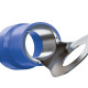 Terminal Anel Olhal Pre-Isolado Sforplast 1,5 A 2,5Mm - M5 - Azul