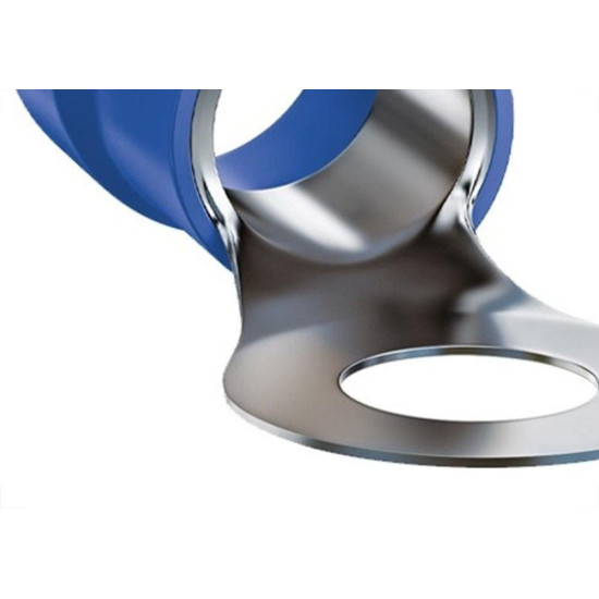 Terminal Anel Olhal Pre-Isolado Sforplast 1,5 A 2,5Mm - M5 - Azul