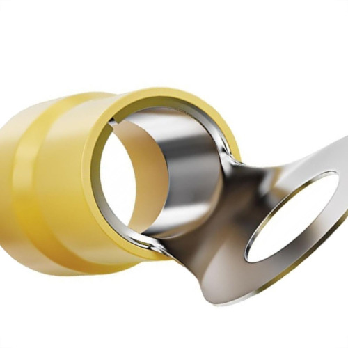 Terminal Anel Olhal Pre-Isolado Sforplast 4,0 A 6,0Mm - M4 - Amarelo