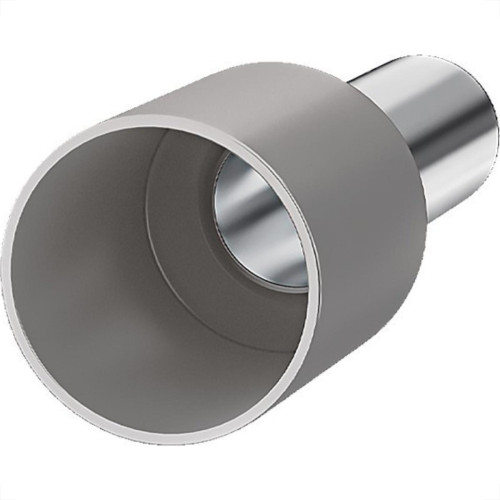 Terminal Tubular Ilhos Isolado Simples Sforplast 4,0Mm Comprimento 12Mm - Cinza Terminal Tubular Ilhos Isolado Simples Sforplast 4,0Mm Comprimento 12Mm - Cinza