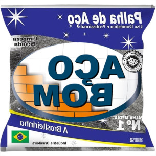 Palha De Aco Aco Bom No.1 - Kit C/20 Pecas