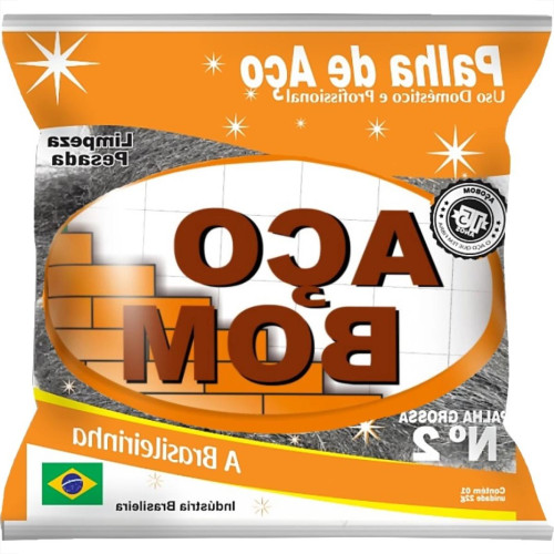 Palha De Aco Aco Bom No.2 - Kit C/20 Pecas Palha De Aco Aco Bom No.2 - Kit C/20 Pecas