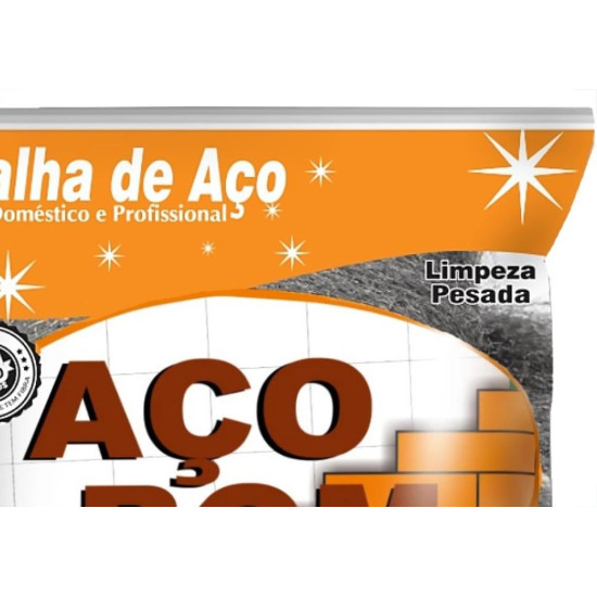 Palha De Aco Aco Bom No.2 - Kit C/20 Pecas Palha De Aco Aco Bom No.2 - Kit C/20 Pecas