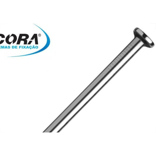 Prego Aco Ancora Galvanizado Com Cabeca 18X27 (3,40X62mm) Pacote Com 100 Pecas Prego Aco Ancora Galvanizado Com Cabeca 18X27 (3,40X62mm) Pacote Com 100 Pecas