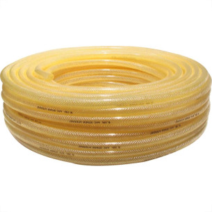 Mangueira Amarela Multiuso Ibira 3/8''X 4Mm - (11K) Super Max Trancada - 50M - 3306