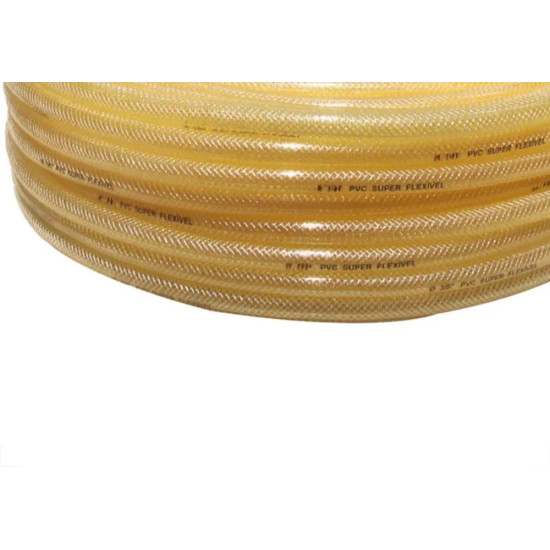 Mangueira Amarela Multiuso Ibira 3/8''X 4Mm - (11K) Super Max Trancada - 50M - 3306 Mangueira Amarela Multiuso Ibira 3/8''X 4Mm - (11K) Super Max Trancada - 50M - 3306