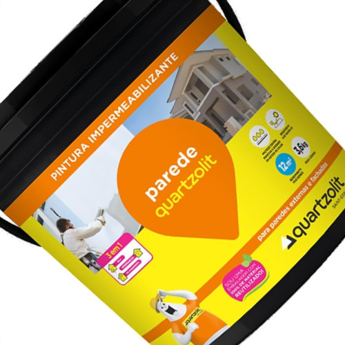 Impermeabilizante Quartzolit Parede 3,6L Impermeabilizante Quartzolit Parede 3,6L