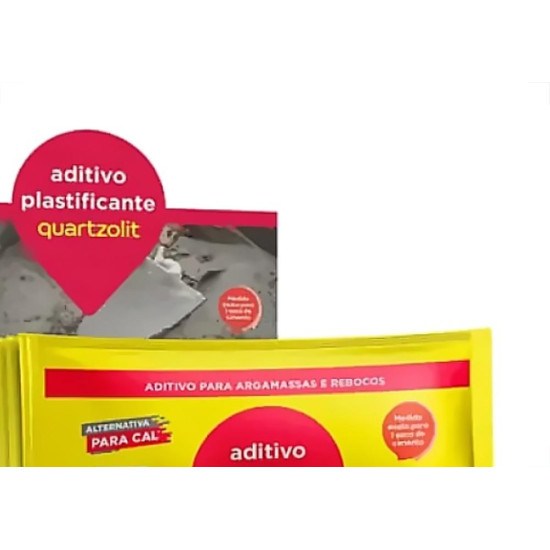 Impermeabilizante Quartzolit Aditivo Para Argamassa 100Ml - Caixa Com 10 Pecas