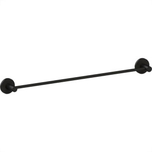 Acessorio Wc Hidrolar Faetto Porta Toalha Barra Preto Fosco - 10048