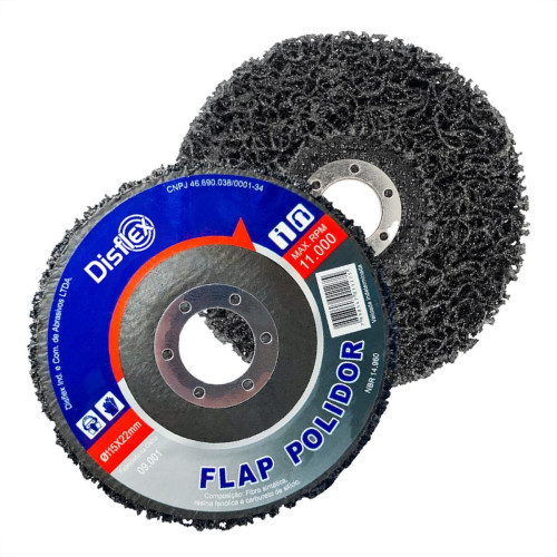 Disco Removedor/Polidor Strip Disflex Flap 115X22Mm - 9.001 Disco Removedor/Polidor Strip Disflex Flap 115X22Mm - 9.001