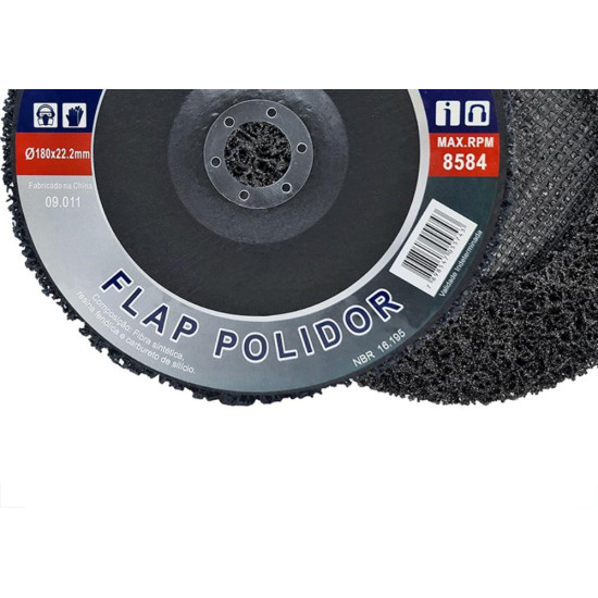 Disco Flap Disflex Removedor/Polidor 185X22Mm - 9.011 Disco Flap Disflex Removedor/Polidor 185X22Mm - 9.011