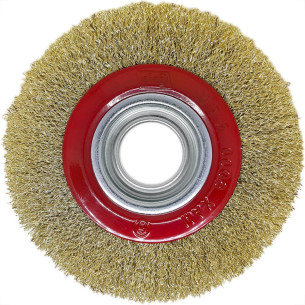 Escova De Aco Circular Disflex 6 X1'' Aco Latonado - 32.004