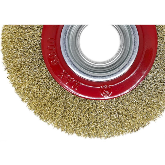 Escova De Aco Circular Disflex 6 X1'' Aco Latonado - 32.004 Escova De Aco Circular Disflex 6 X1'' Aco Latonado - 32.004