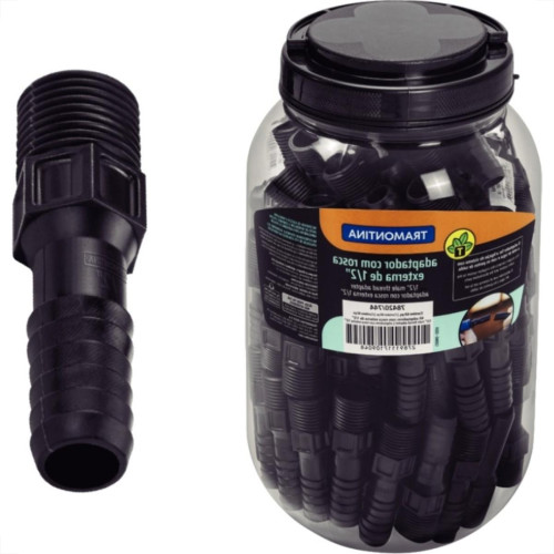 Conexao Preta Tramontina Adaptador Interno Rosca Externa 3/4'' Pote Com 55 Pecas - 78420784