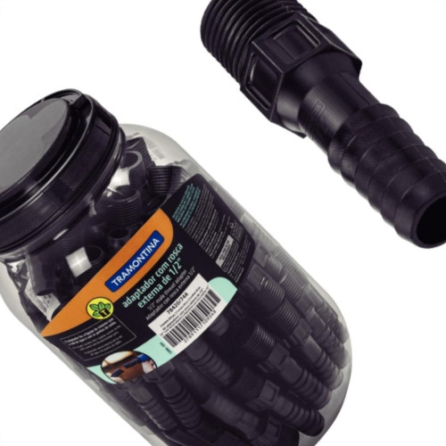 Conexao Preta Tramontina Adaptador Interno Rosca Externa 3/4'' Pote Com 55 Pecas - 78420784