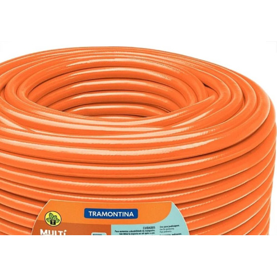 Mangueira Jardim Tramontina Mult Laranja Pvc 3 Camadas - 200M - 79210521 Mangueira Jardim Tramontina Mult Laranja Pvc 3 Camadas - 200M - 79210521