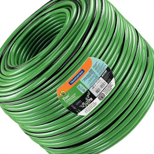 Mangueira Jardim Tramontina Flex Preta/Verde 4 Camadas - 200M - 79165520 Mangueira Jardim Tramontina Flex Preta/Verde 4 Camadas - 200M - 79165520