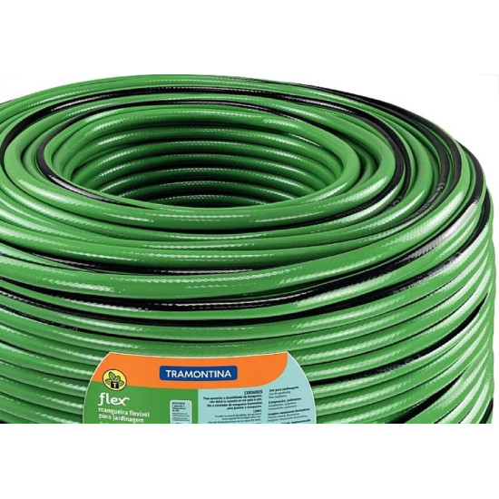 Mangueira Jardim Tramontina Flex Preta/Verde 4 Camadas - 200M - 79165520 Mangueira Jardim Tramontina Flex Preta/Verde 4 Camadas - 200M - 79165520