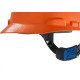 Capacete De Seguranca 3M H-700 Laranja Com Aba Frontal - Hb004570956