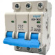 Disjuntor Elgin ''Din'' Tripolar Dz47-63S - 50A. Disjuntor Elgin ''Din'' Tripolar Dz47-63S - 50A.