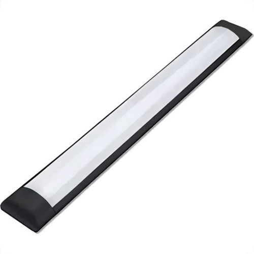 Luminaria Led Elgin Slim 18W. 6500K. Bivolt - 60Cm - 1200Lm Preta Luminaria Led Elgin Slim 18W. 6500K. Bivolt - 60Cm - 1200Lm Preta