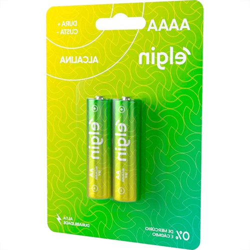 Pilha Elgin Alcalina Aaaa Cartela Com 2 Pecas Pilha Elgin Alcalina Aaaa Cartela Com 2 Pecas