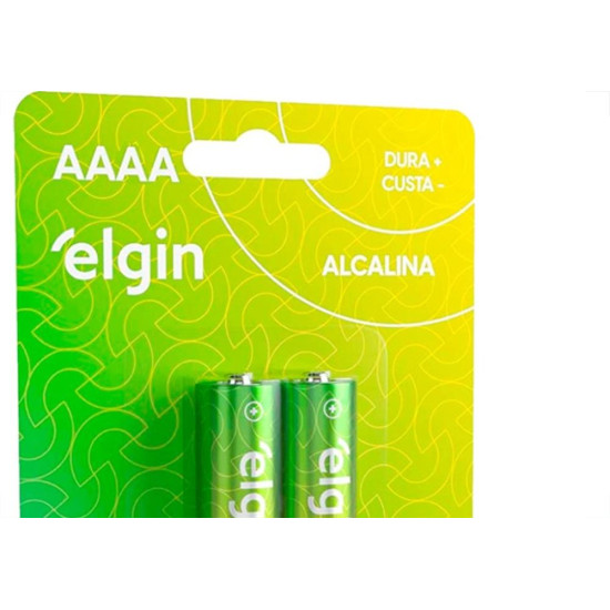 Pilha Elgin Alcalina Aaaa Cartela Com 2 Pecas Pilha Elgin Alcalina Aaaa Cartela Com 2 Pecas