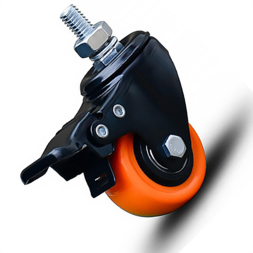 Rodizio Colson Com Parafuso Giratoria 75Mm Com Trava Laranja - Gleb6596 Rodizio Colson Com Parafuso Giratoria 75Mm Com Trava Laranja - Gleb6596