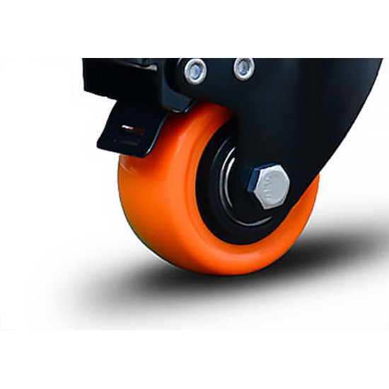 Rodizio Colson Com Parafuso Giratoria 75Mm Com Trava Laranja - Gleb6596 Rodizio Colson Com Parafuso Giratoria 75Mm Com Trava Laranja - Gleb6596