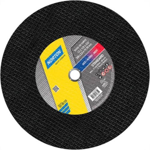 Disco Corte Ferro Norton Standard 12''X1,8''X3,4'' - 3,0Mm Disco Corte Ferro Norton Standard 12''X1,8''X3,4'' - 3,0Mm