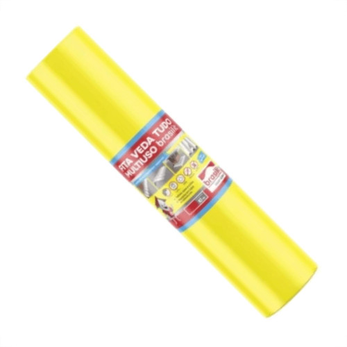 Fita Multiuso Brasilit Veda Tudo Aluminio 60Cm X 10M Fita Multiuso Brasilit Veda Tudo Aluminio 60Cm X 10M