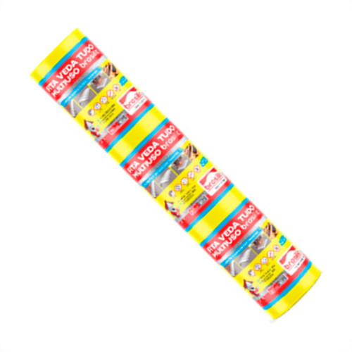 Fita Multiuso Brasilit Veda Tudo Aluminio 90Cm X 10M Fita Multiuso Brasilit Veda Tudo Aluminio 90Cm X 10M