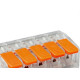 Conector Frontec Emenda 5 Polos - 4Mm - 32A. Pacote Com 5 Pecas - F32415/5 Conector Frontec Emenda 5 Polos - 4Mm - 32A. Pacote Com 5 Pecas - F32415/5