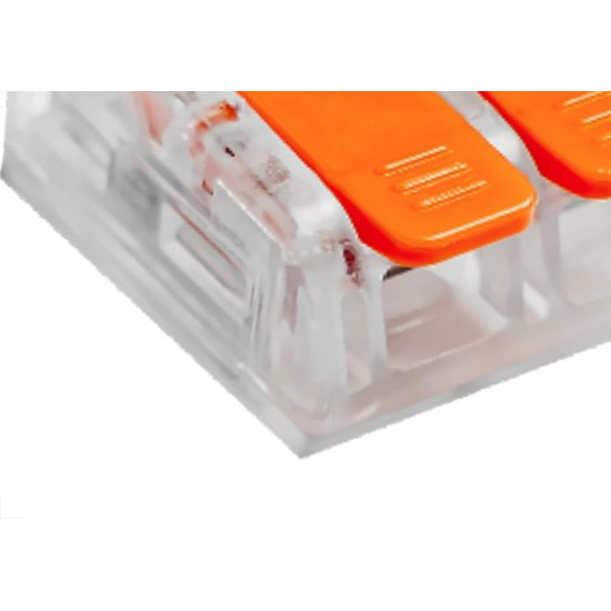 Conector Frontec Emenda 2 Polos - 6Mm - 41A. Pacote Com 50 Pecas - F41612/50 Conector Frontec Emenda 2 Polos - 6Mm - 41A. Pacote Com 50 Pecas - F41612/50