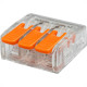 Conector Frontec Emenda 3 Polos - 6Mm - 41A. Pacote Com 30 Pecas - F41613/30 Conector Frontec Emenda 3 Polos - 6Mm - 41A. Pacote Com 30 Pecas - F41613/30