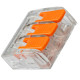Conector Frontec Emenda 3 Polos - 6Mm - 41A. Pacote Com 30 Pecas - F41613/30 Conector Frontec Emenda 3 Polos - 6Mm - 41A. Pacote Com 30 Pecas - F41613/30