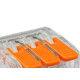 Conector Frontec Emenda 3 Polos - 6Mm - 41A. Pacote Com 30 Pecas - F41613/30 Conector Frontec Emenda 3 Polos - 6Mm - 41A. Pacote Com 30 Pecas - F41613/30