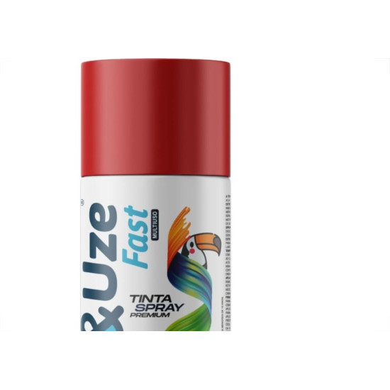 Spray Peg E Uze Fast Alta Temperatura Vermelho Fosco 300Ml/130G.