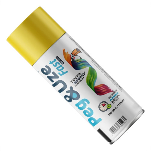 Spray Peg E Uze Fast Uso Geral Amarelo 300Ml/130G.