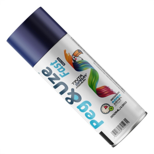 Spray Peg E Uze Fast Uso Geral Azul Escuro 300Ml/130G.