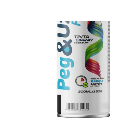 Spray Peg E Uze Fast Uso Geral Azul Medio 300Ml/130G.