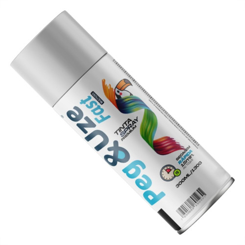 Spray Peg E Uze Fast Uso Geral Cinza Claro 300Ml/130G.