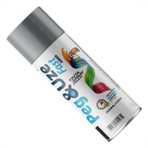 Spray Peg E Uze Fast Uso Geral Cinza Medio 300Ml/130G.
