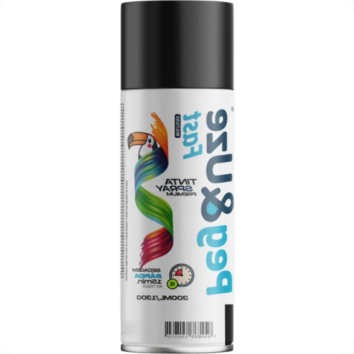 Spray Peg E Uze Fast Uso Geral Preto Brilhante 300Ml/130G.