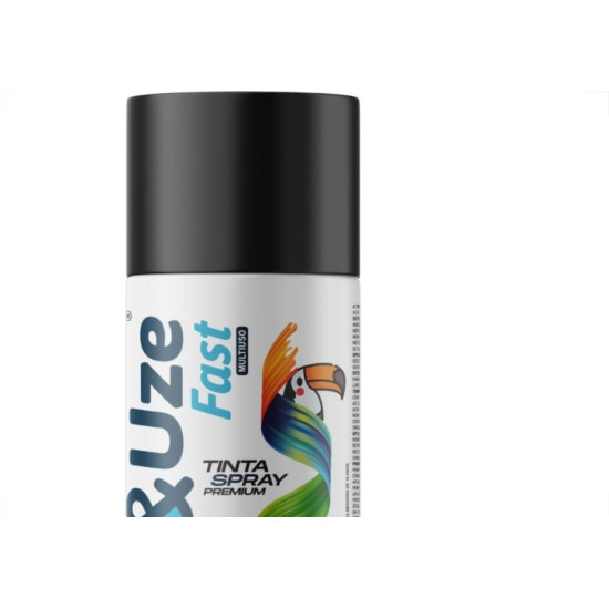 Spray Peg E Uze Fast Uso Geral Preto Fosco 300Ml/130G.