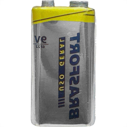 Pilha Brasfort Bateria 9V. - 6312 Pilha Brasfort Bateria 9V. - 6312